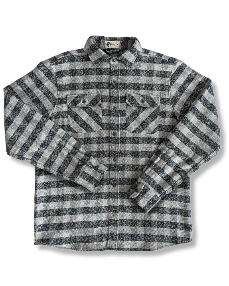 Grand Flannel, Charcoal Gingham