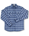 The Grand Flannel in Checkered Blue By MuskOx.
