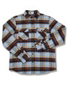 The Grand Flannel in Blue Plaid by MuskOx Flannels, 100% Heavyweight Cotton Flannel Shirt for Men