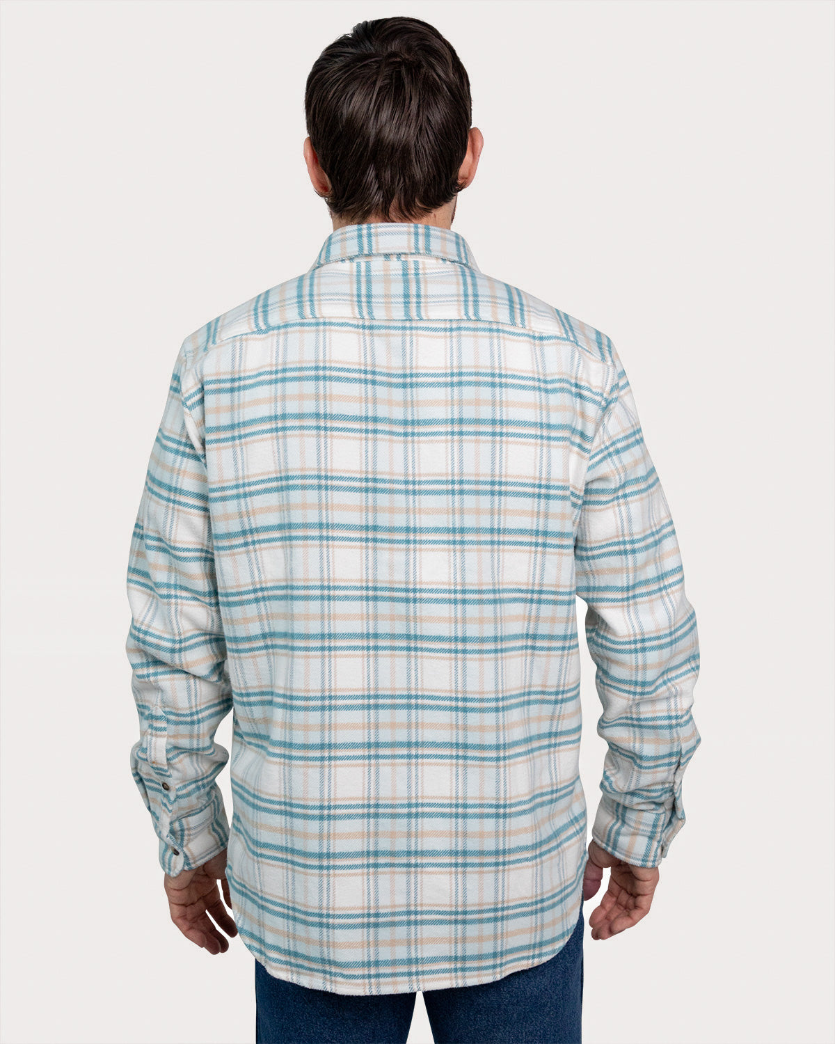 Relaxed Flannel, Pecan Plaid