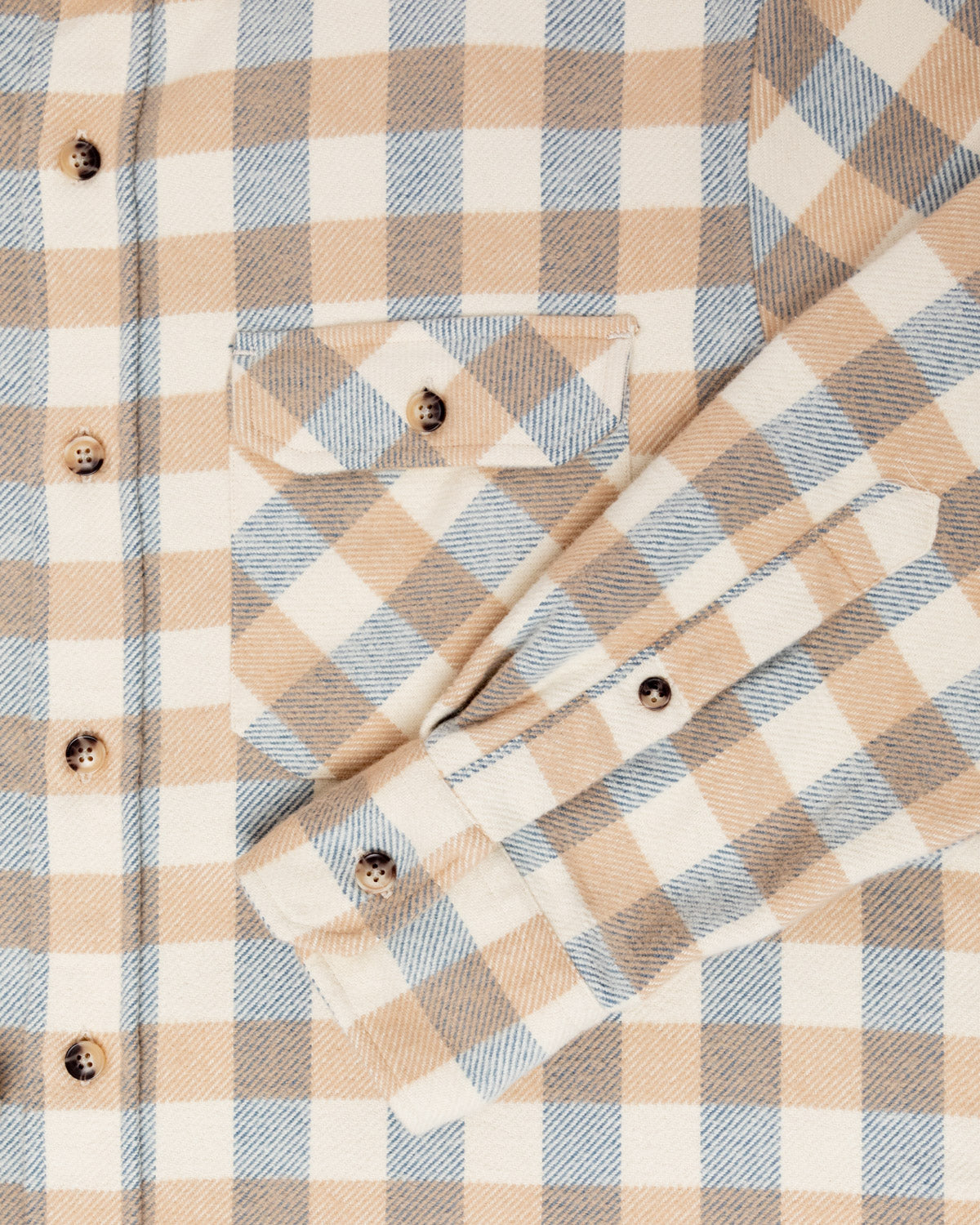 The Grand Flannel in Ecru By MuskOx.