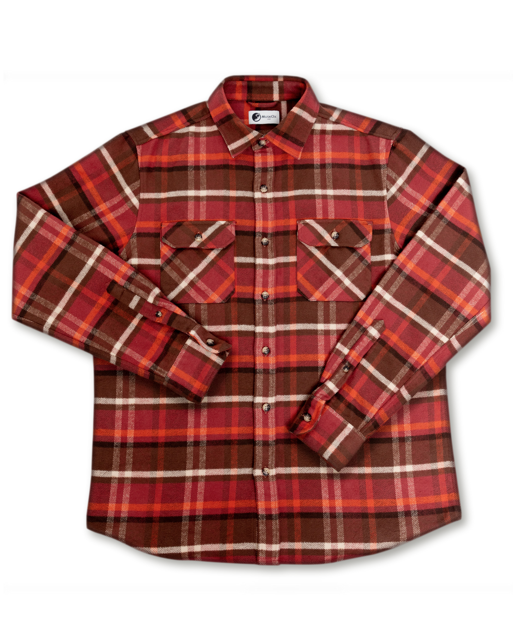 MuskOx Grand Flannel in Fireside