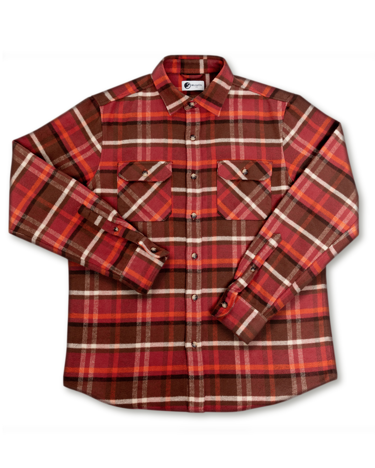 MuskOx Grand Flannel in Fireside