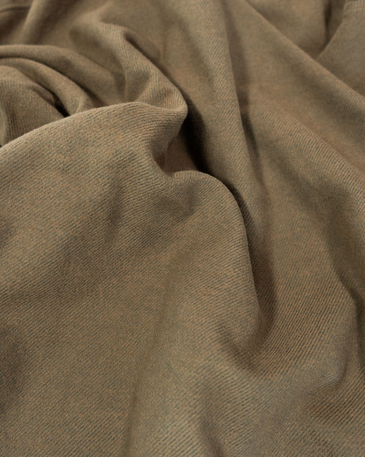 Relaxed Fitting Grand Flannel in Hemlock Green, 100% Cotton