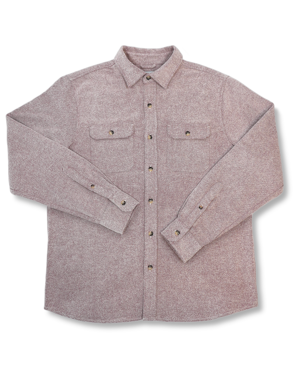 Grand Flannel in Maroon Solid Molene