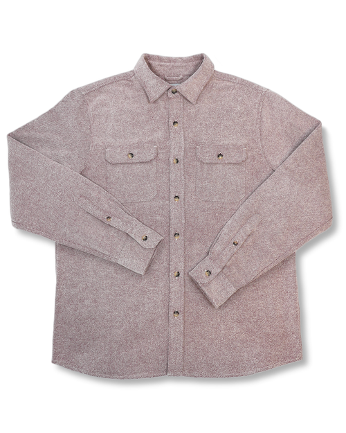 Grand Flannel in Maroon Solid Molene