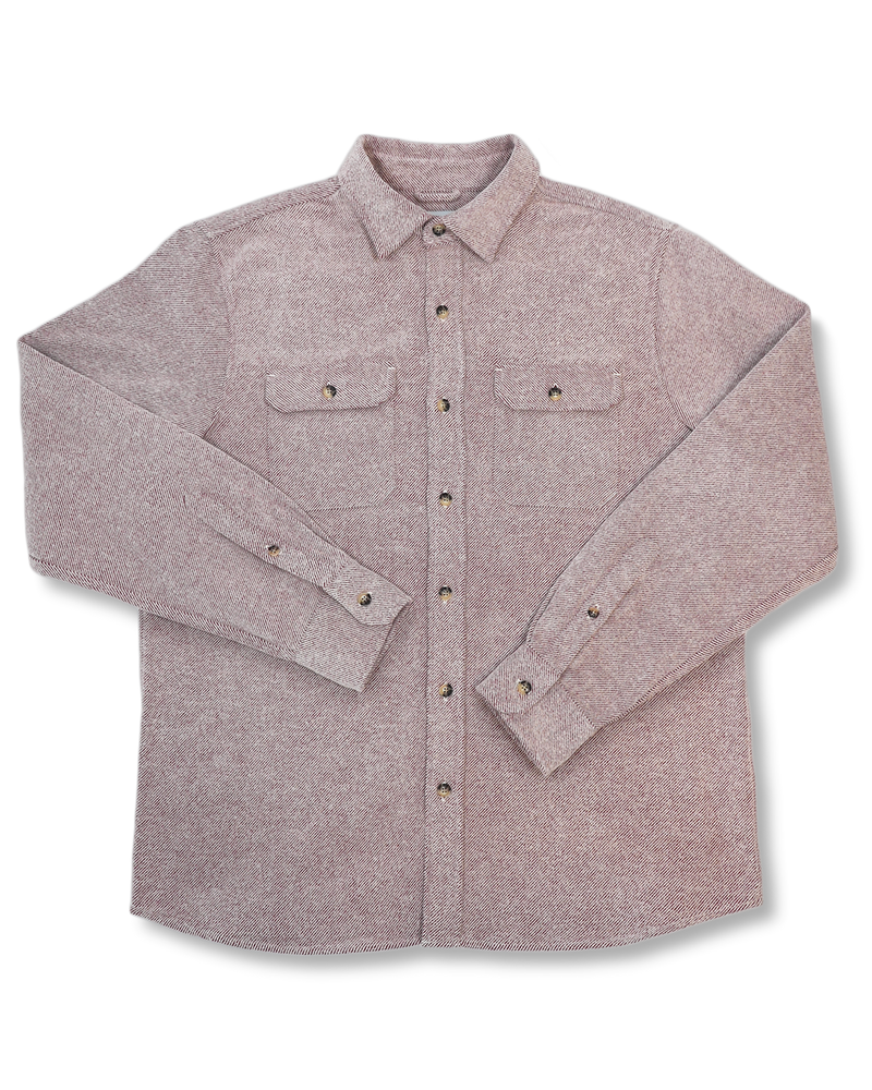 Grand Flannel in Maroon Solid Molene