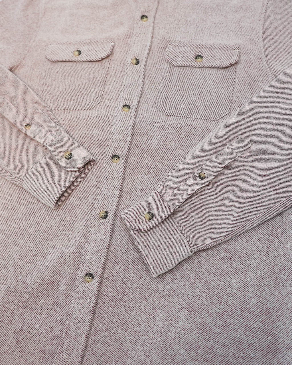 Grand Flannel in Maroon Solid Molene