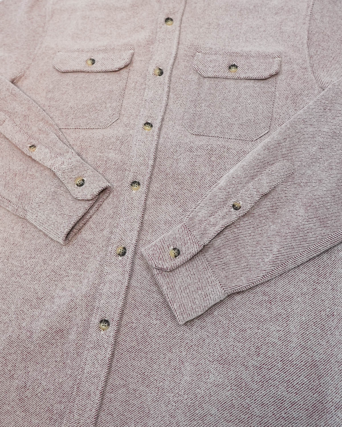 Grand Flannel in Maroon Solid Molene