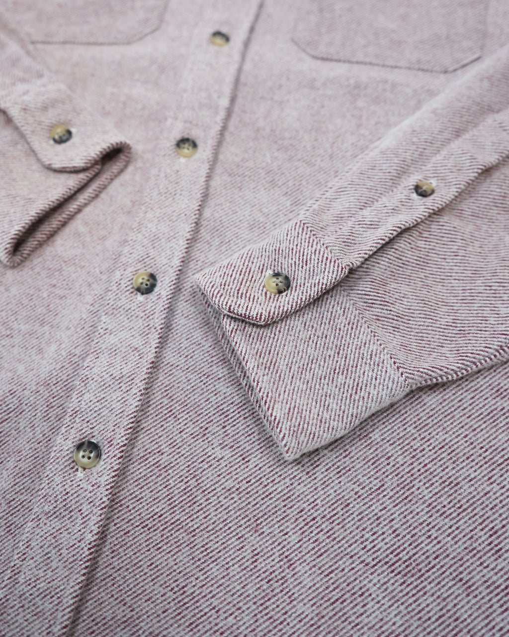 Grand Flannel in Maroon Solid Molene