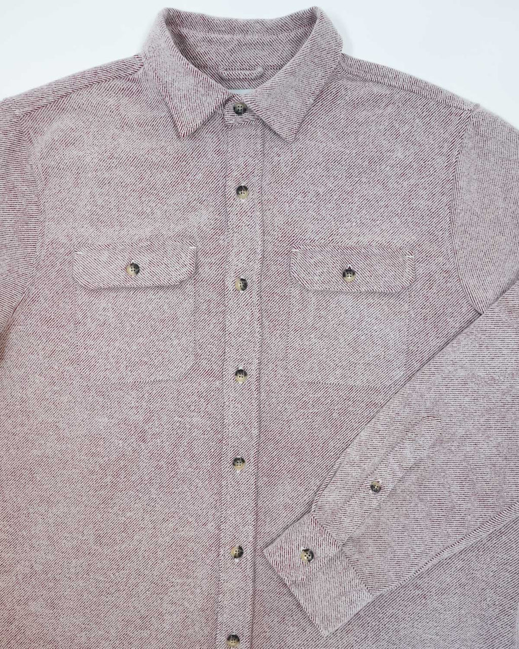 Grand Flannel in Maroon Solid Molene