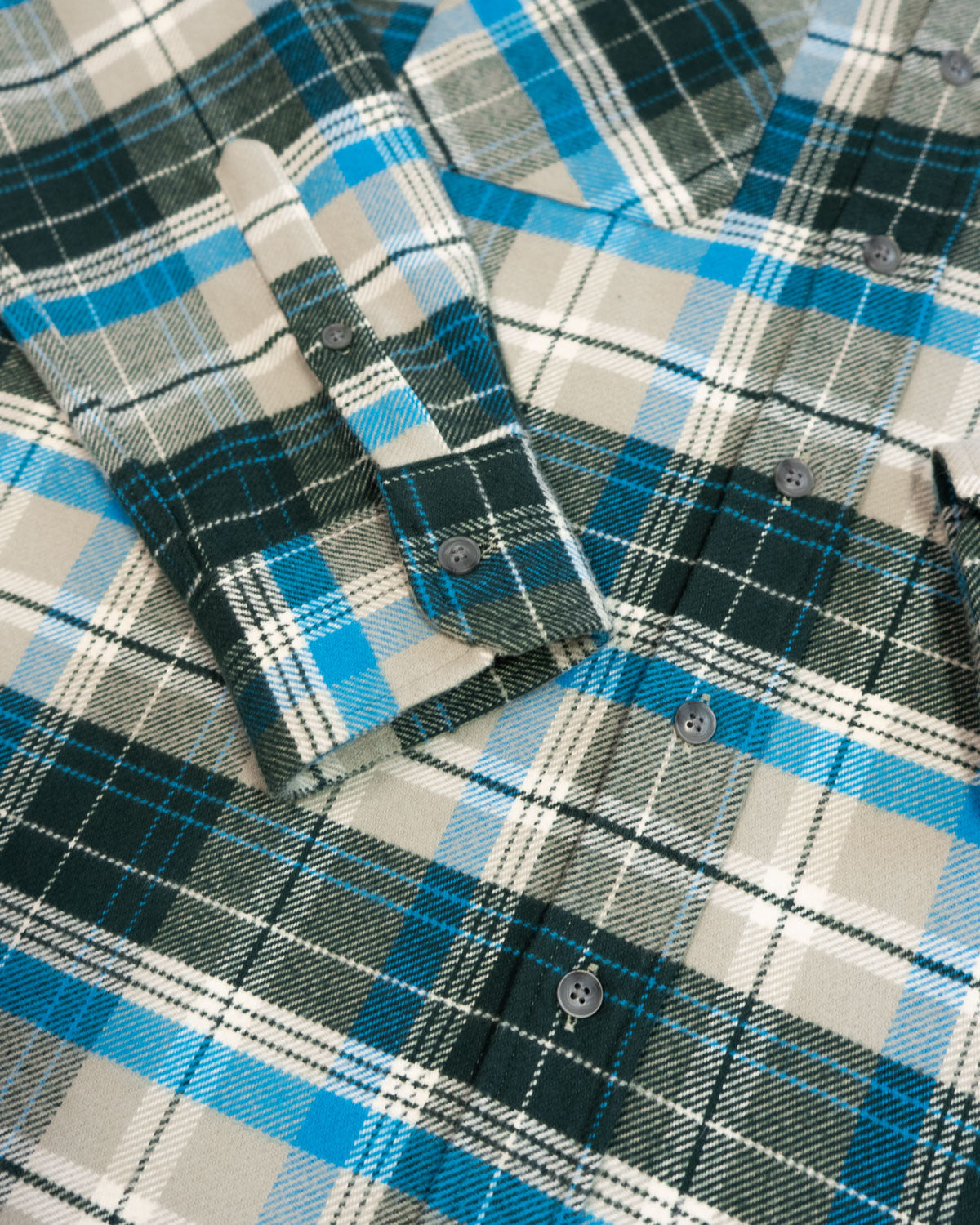Soft Flannel Shirt for Men, 100% Cotton Grand Flannel, Pine