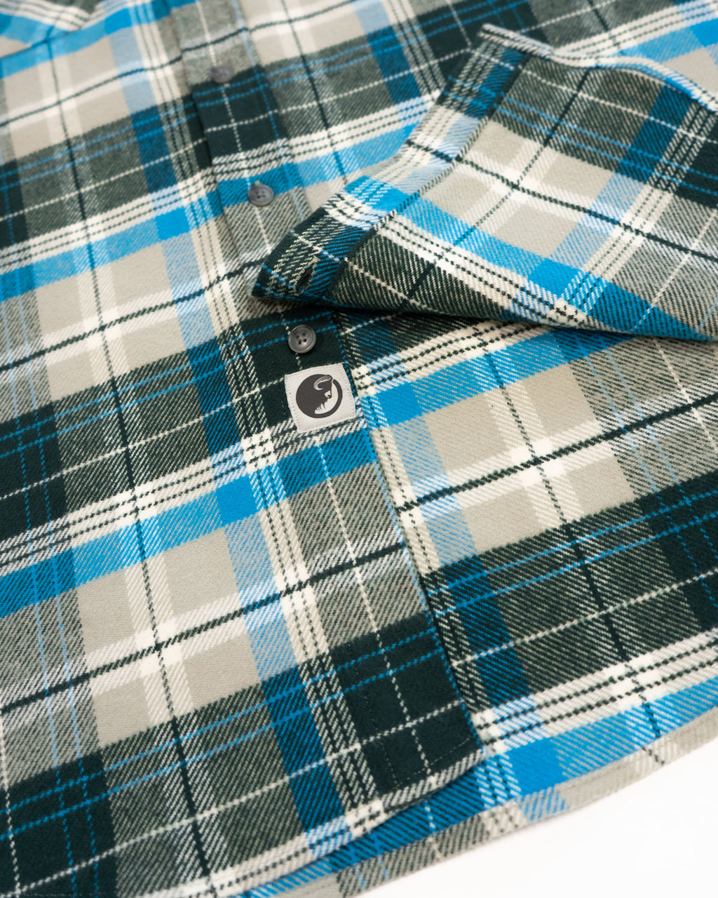 Soft Flannel Shirt for Men, 100% Cotton Grand Flannel, Pine