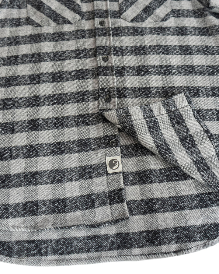 Grand Flannel, Charcoal Gingham