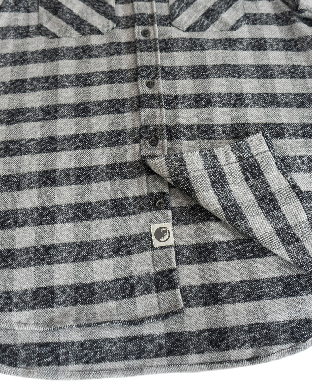 Grand Flannel, Charcoal Gingham