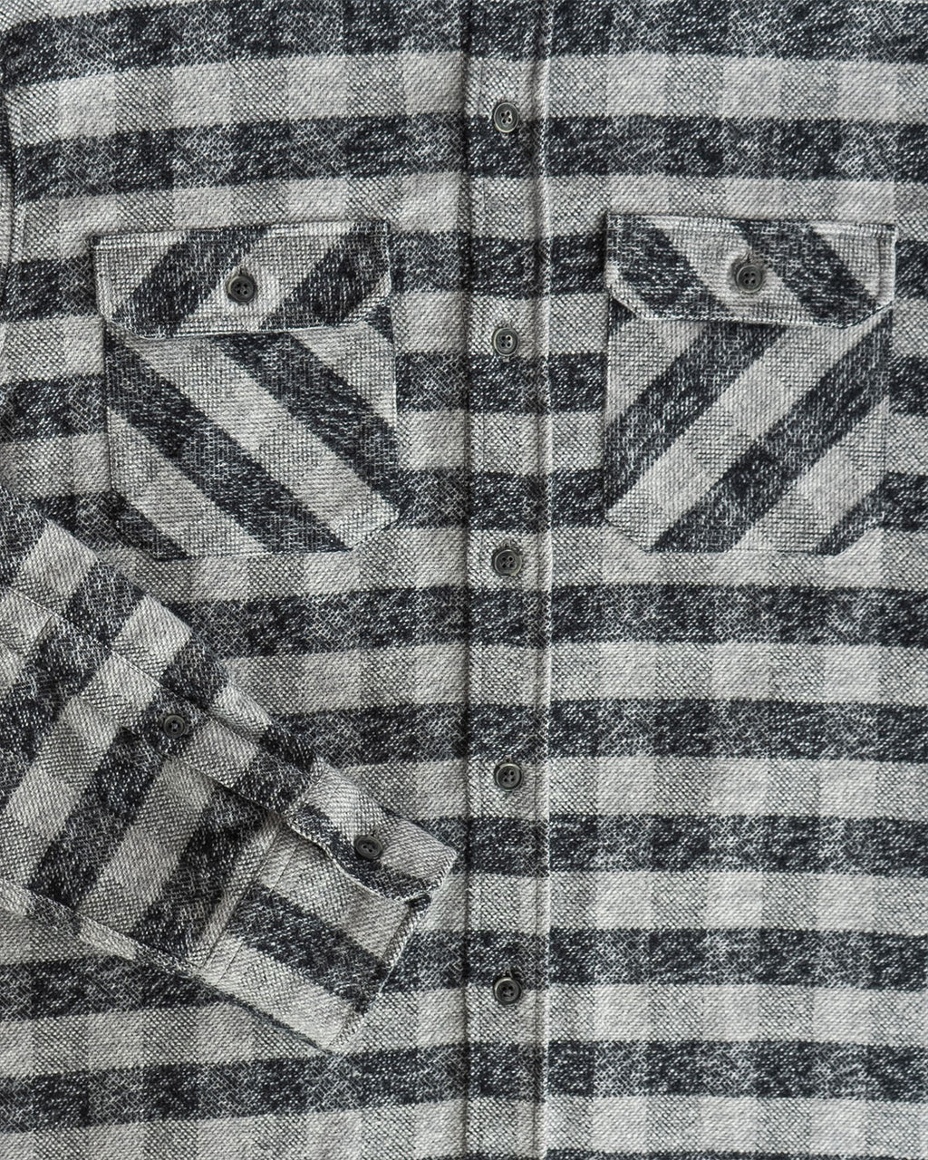 Grand Flannel, Charcoal Gingham