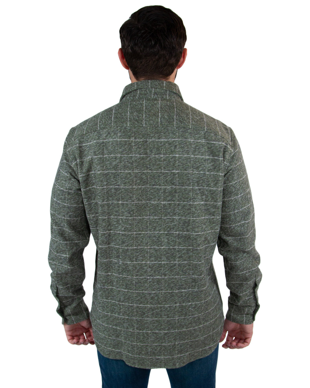 The Grand Flannel in Moss Green By MuskOx. Heavyweight Flannel. 