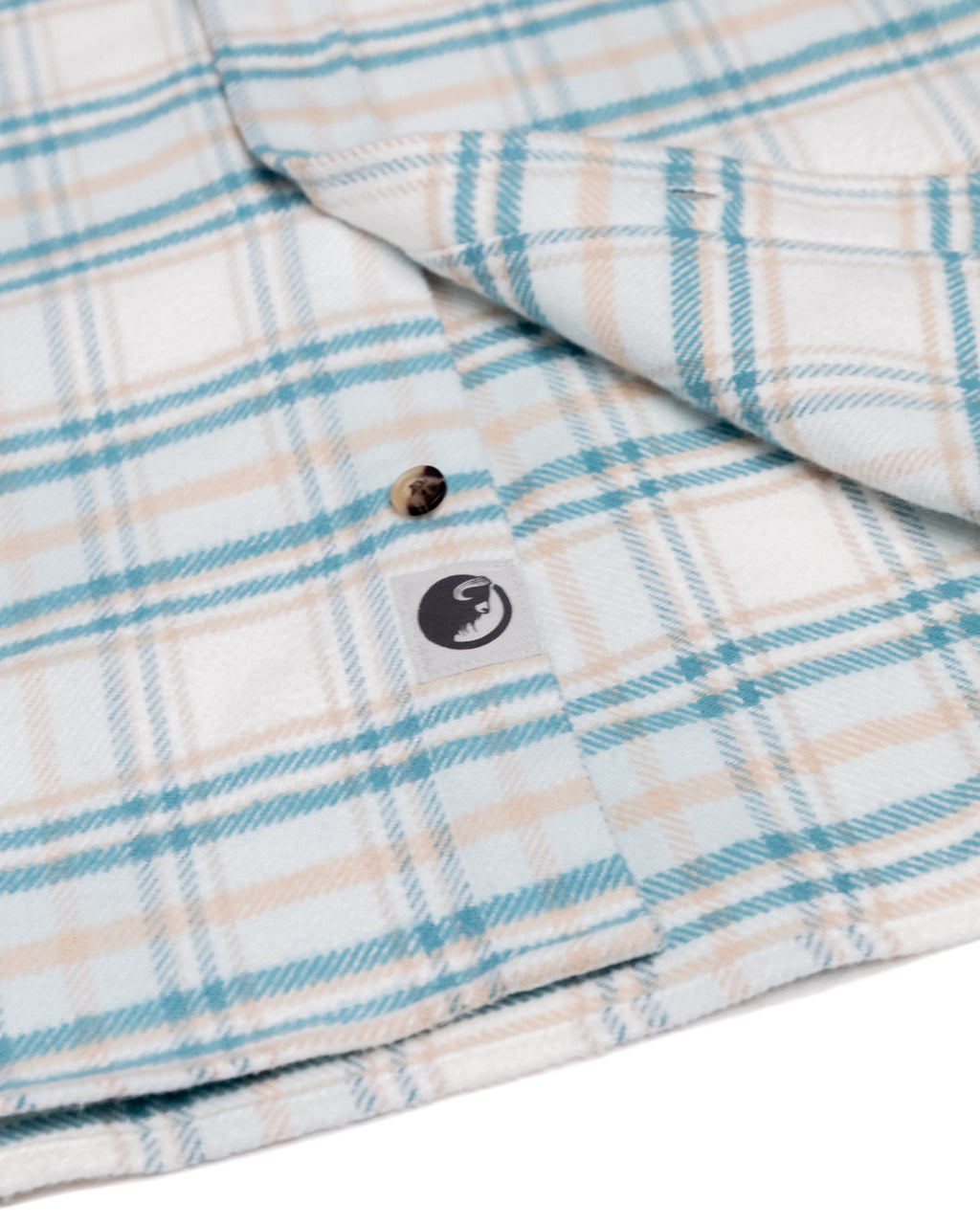 Grand Flannel Shirt for Men, 100% Cotton Heavyweight Flannel Shirt in Blue and Yellow Plaid