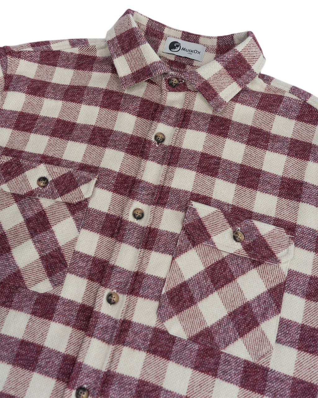 Grand Flannel Shirt in Currant