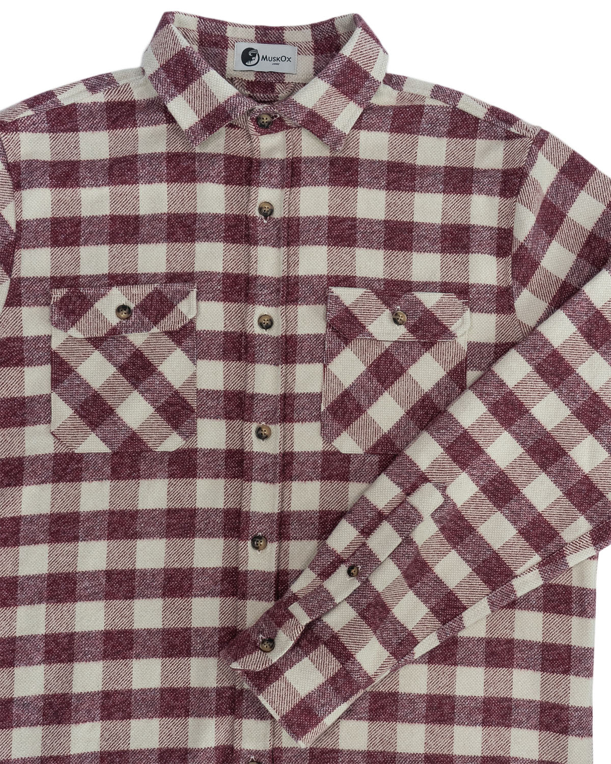 Grand Flannel Shirt in Currant