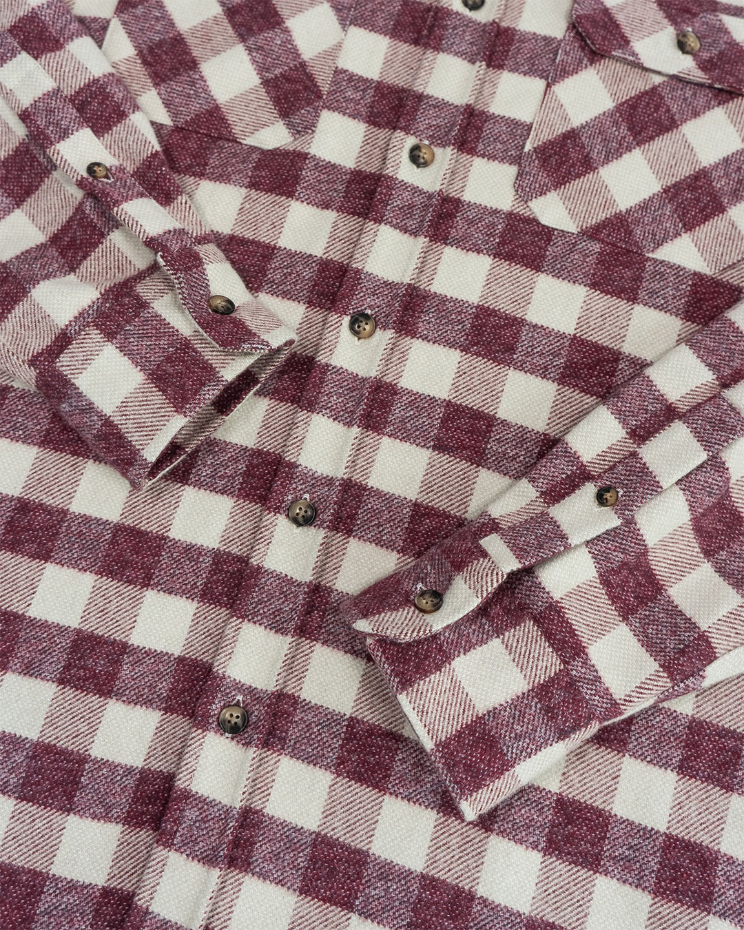 Grand Flannel Shirt in Currant