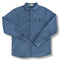 Grand Flannel Shirt in Lake Blue