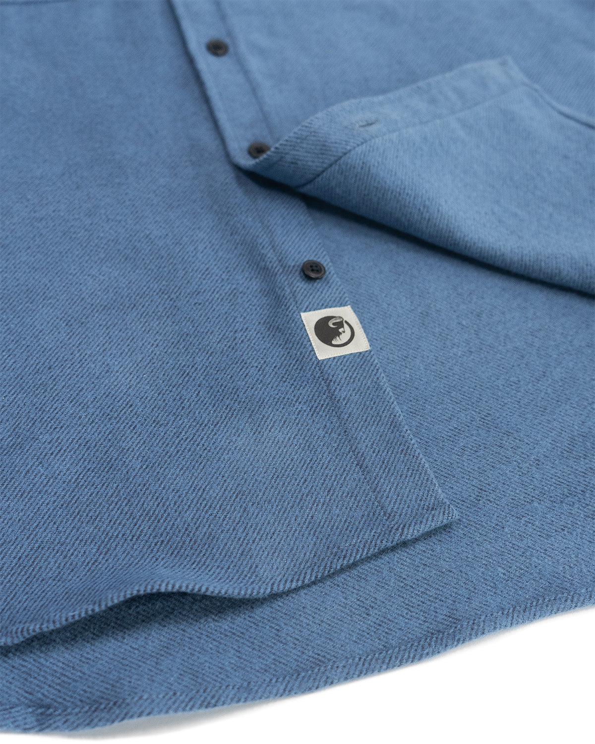 Grand Flannel Shirt in Lake Blue