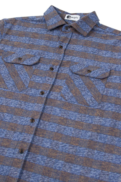 Deep Blue Grand Flannel by MuskOx Flannels