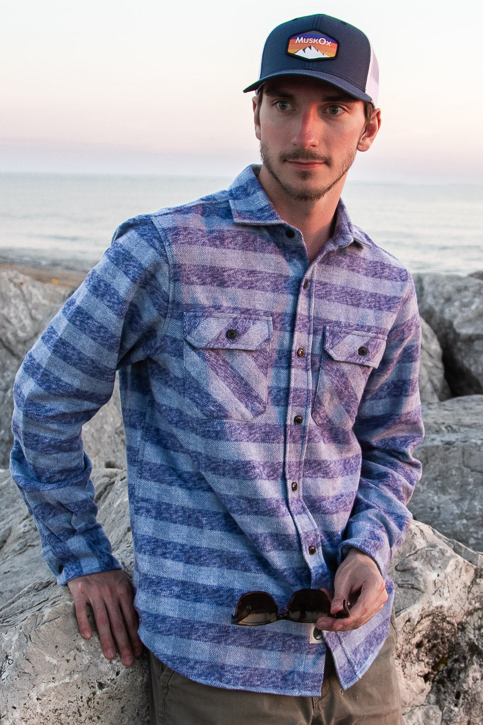 Soft Flannel Shirt for Men in 100% Cotton, The Grand Flannel in