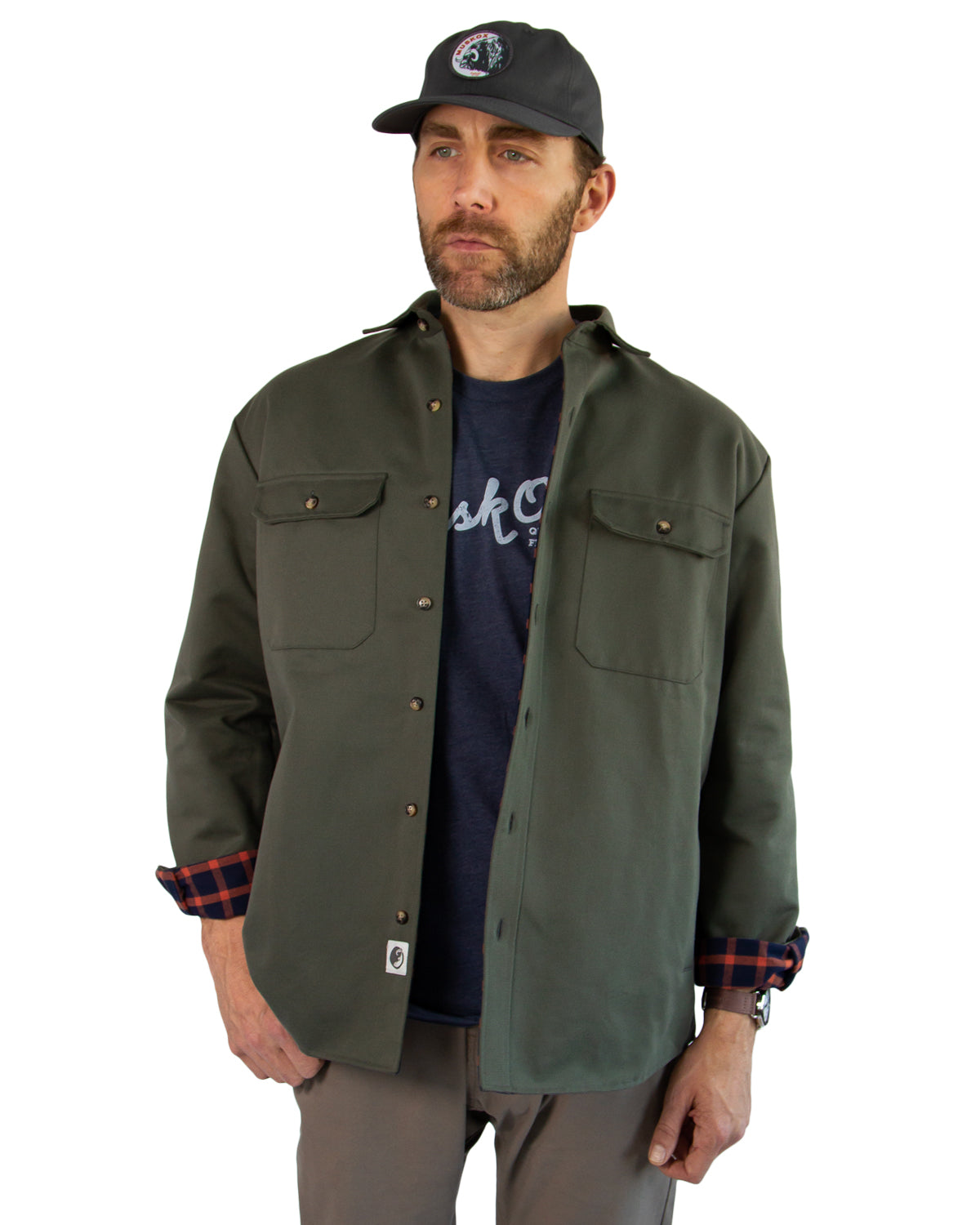 Lined Yukon Flannel Jacket, Heavyweight Cotton Flannel Jacket for Men