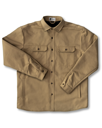 Lined Yukon Flannel Jacket for Men in Tan