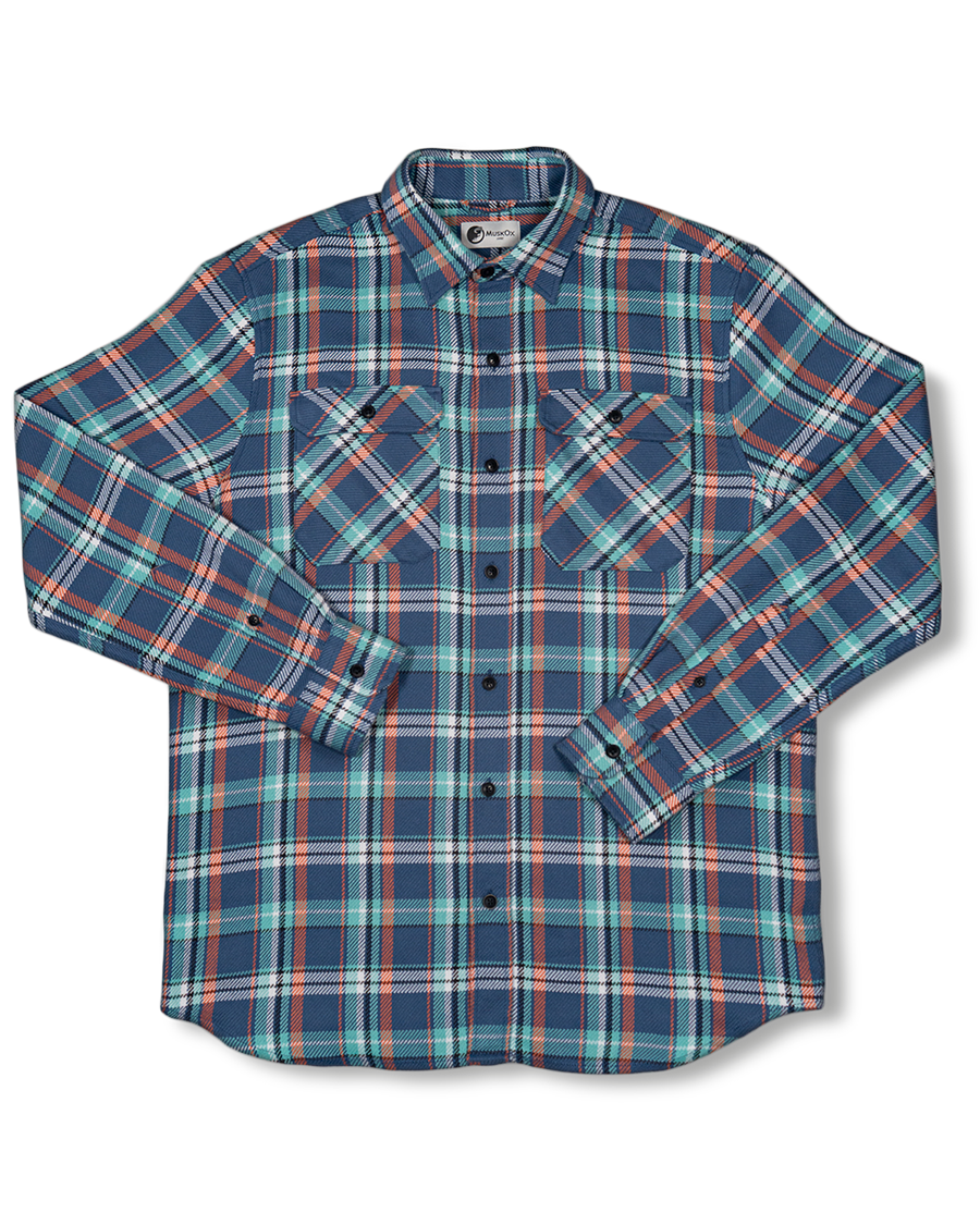 Naked Grand Flannel, Tidal Blue