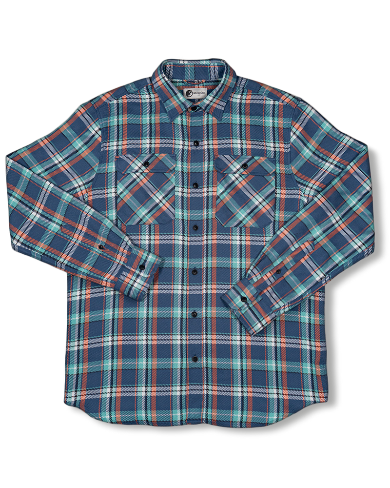 Naked Grand Flannel, Tidal Blue