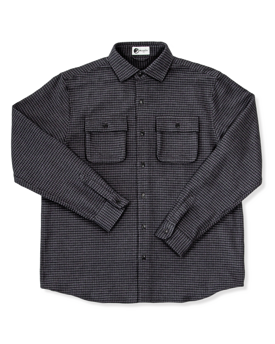 Relaxed Flannel, Charcoal