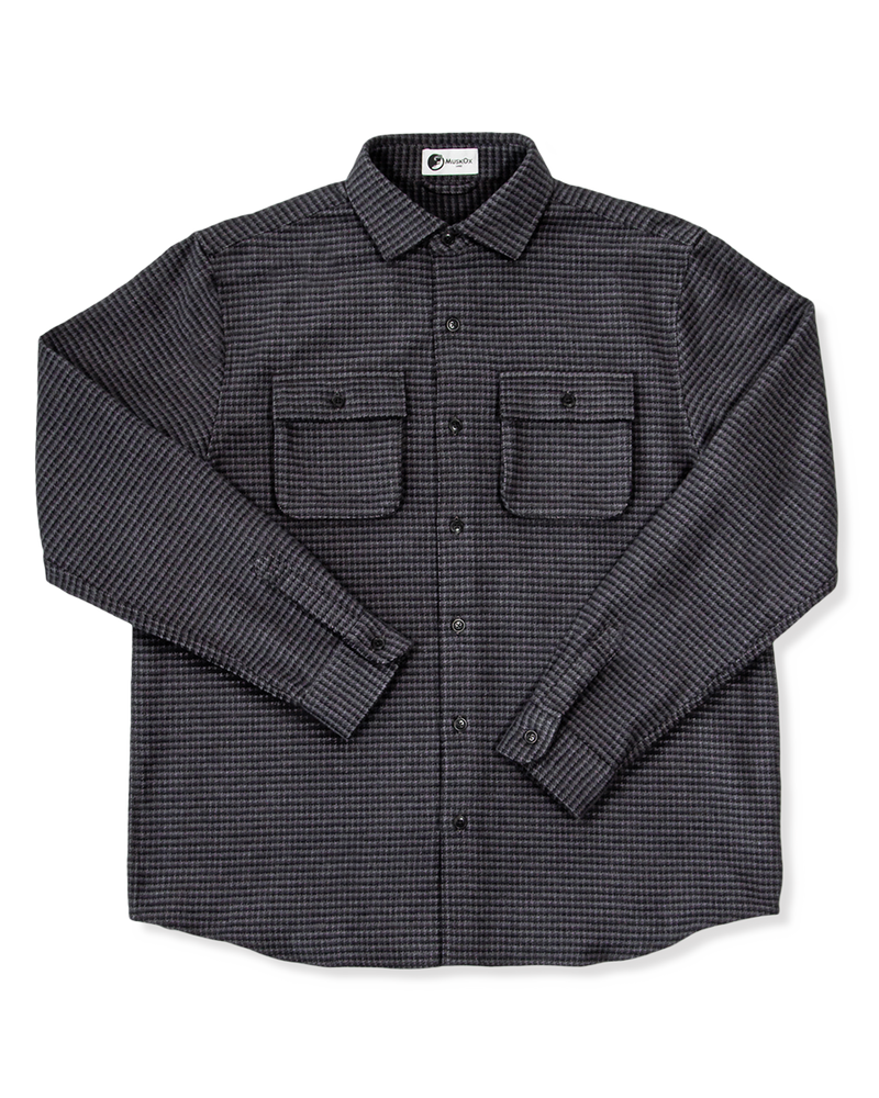 Relaxed Flannel, Charcoal