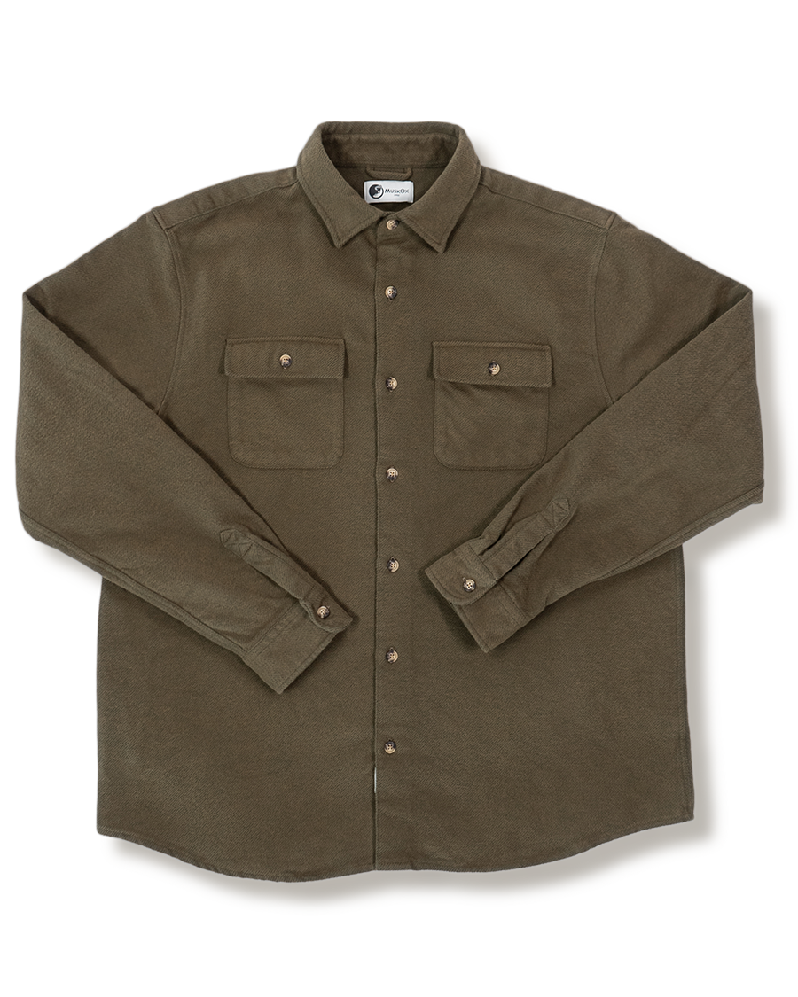 Grand Flannel, Hemlock, Relaxed Fit