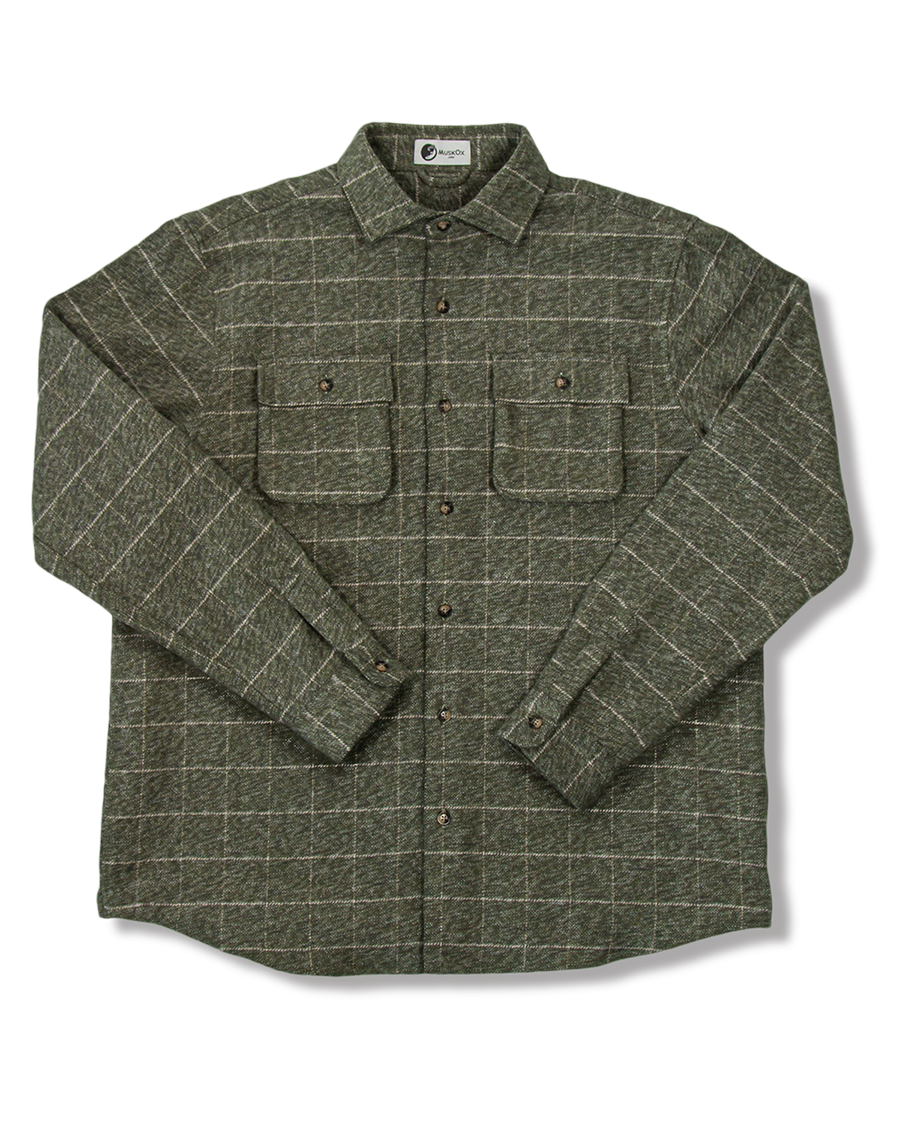 Relaxed Flannel, Moss