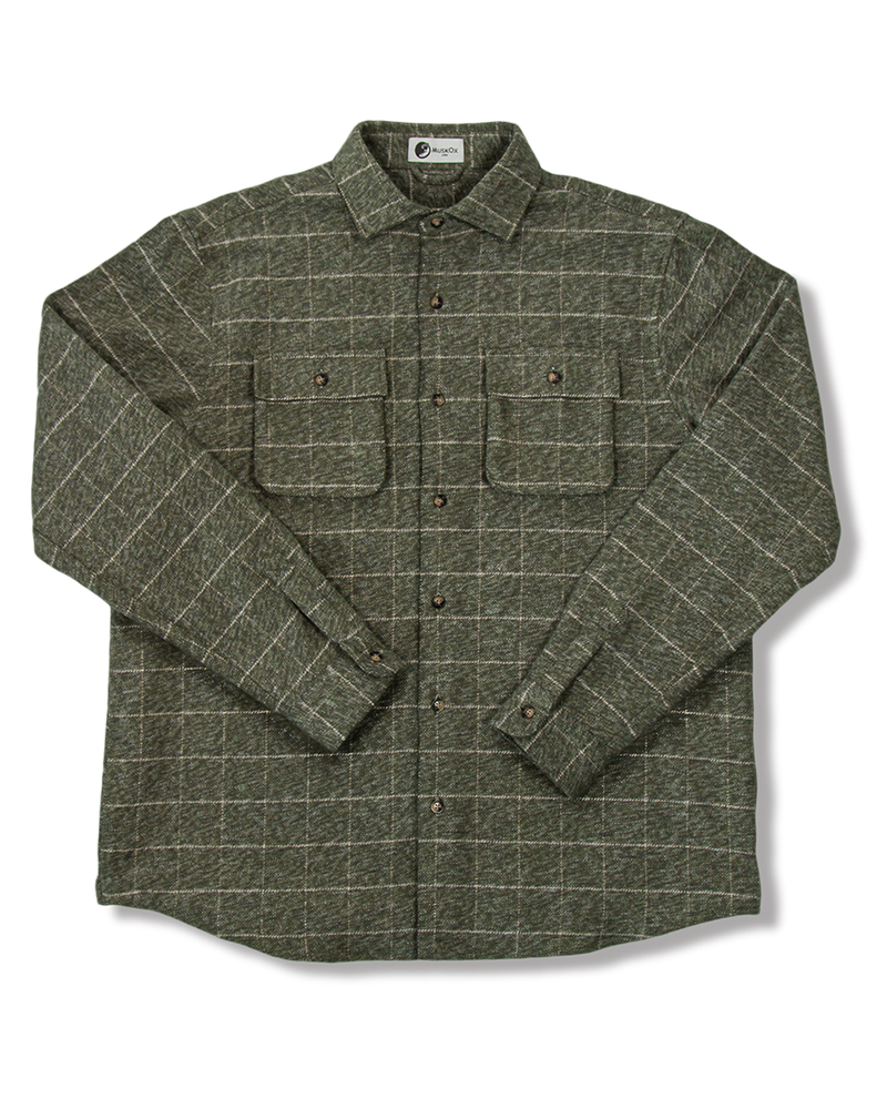Relaxed Flannel, Moss