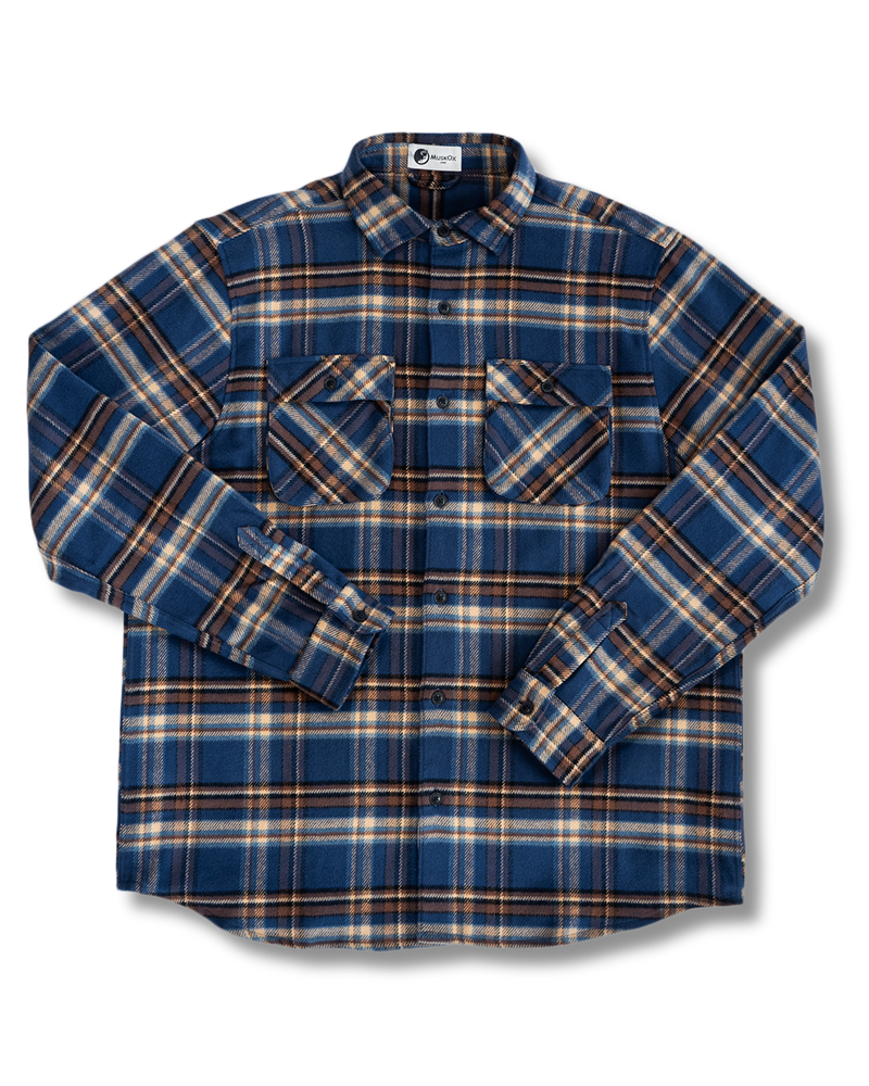 Relaxed Fit Flannel in Pecan