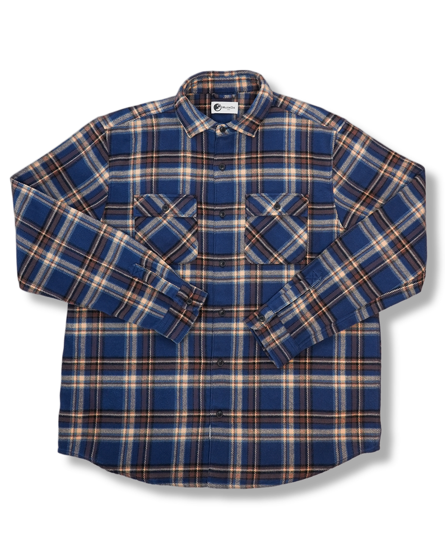 Field Grand Flannel, Pecan Plaid, Relaxed Fit