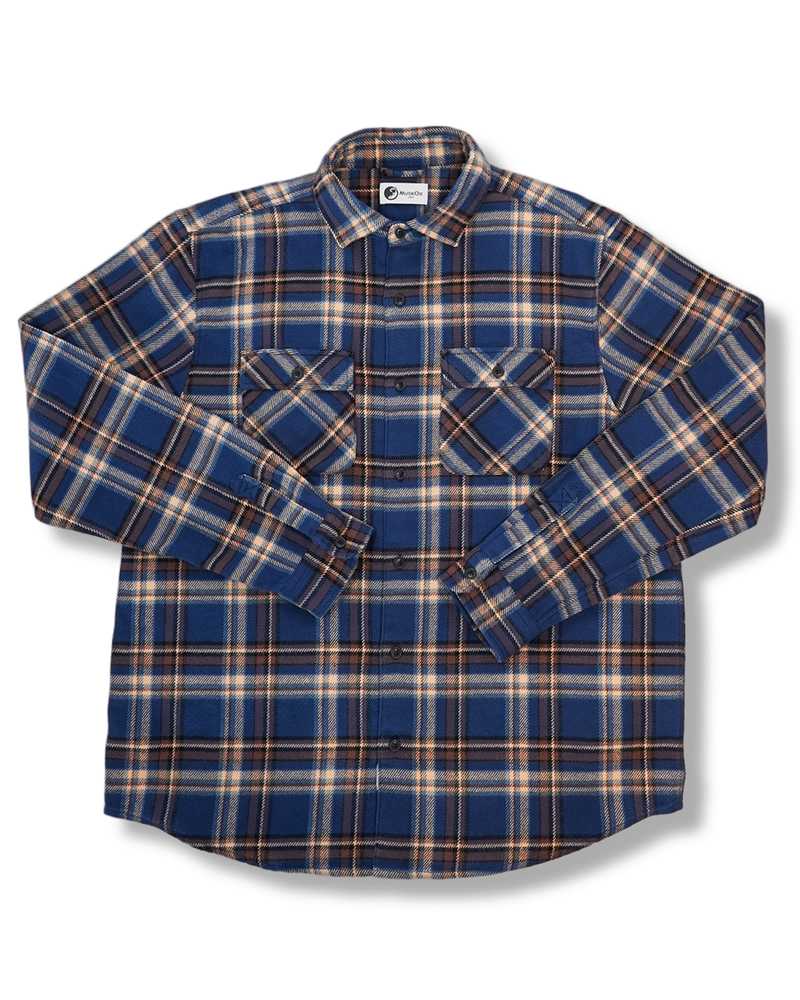 Field Grand Flannel, Pecan Plaid, Relaxed Fit