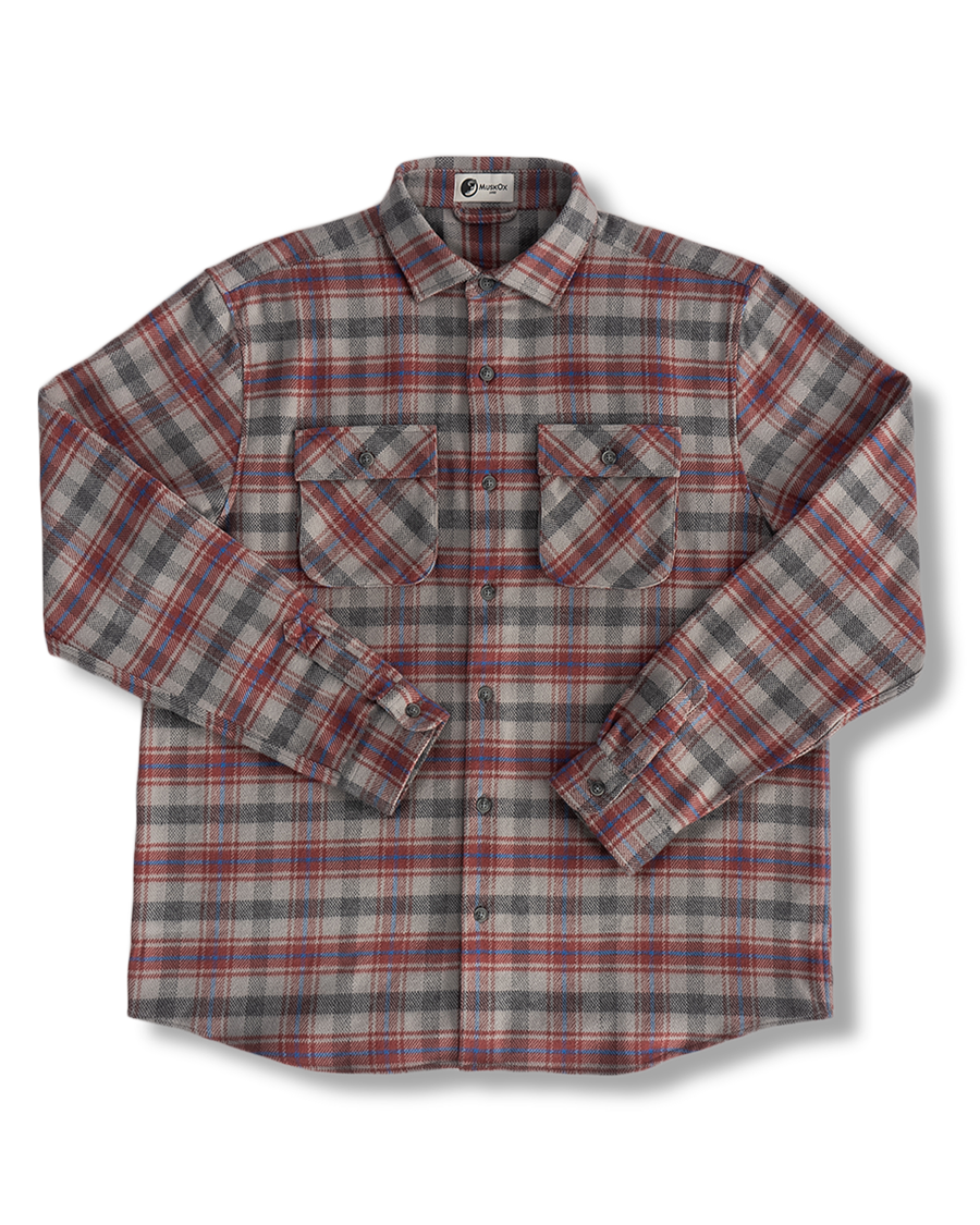 Relaxed Flannel, Sedona Red