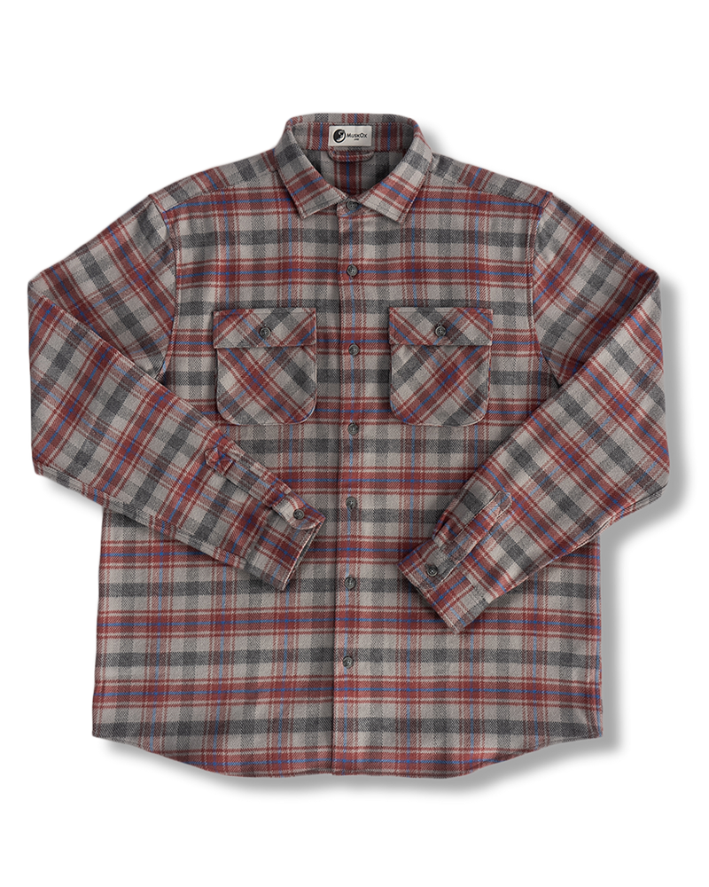 Relaxed Flannel, Sedona Red
