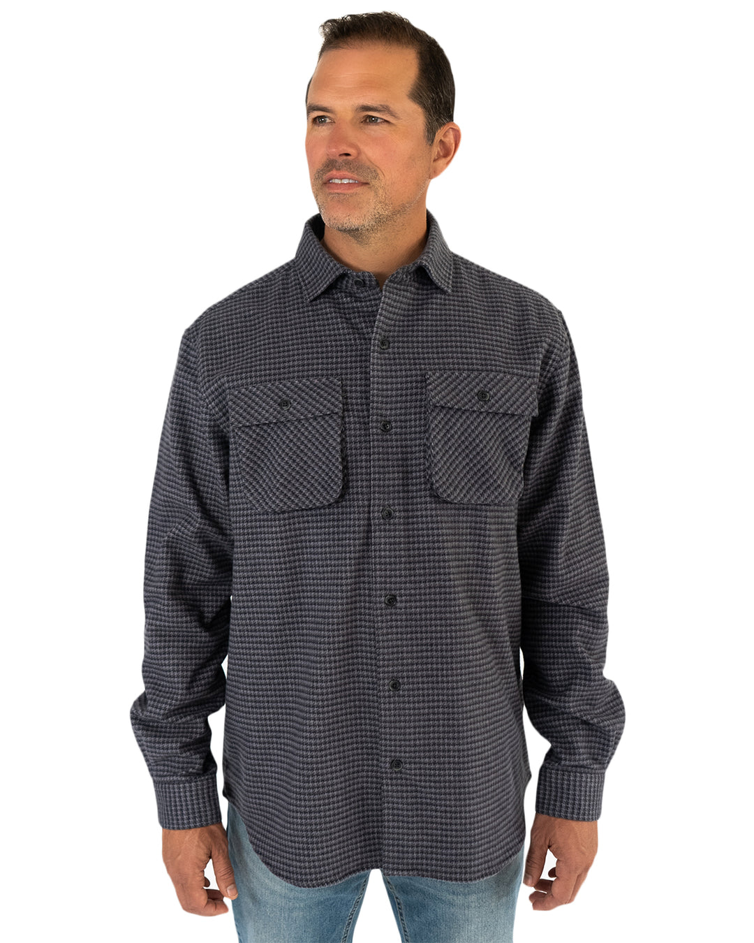 Relaxed Flannel, Charcoal