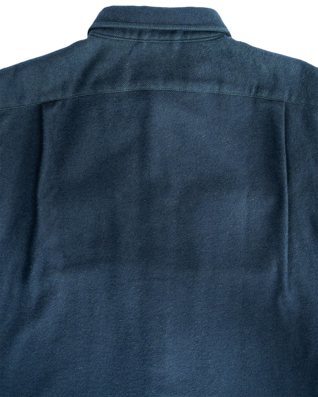 Relaxed Fitting Flannel Shirt for Men in Navy