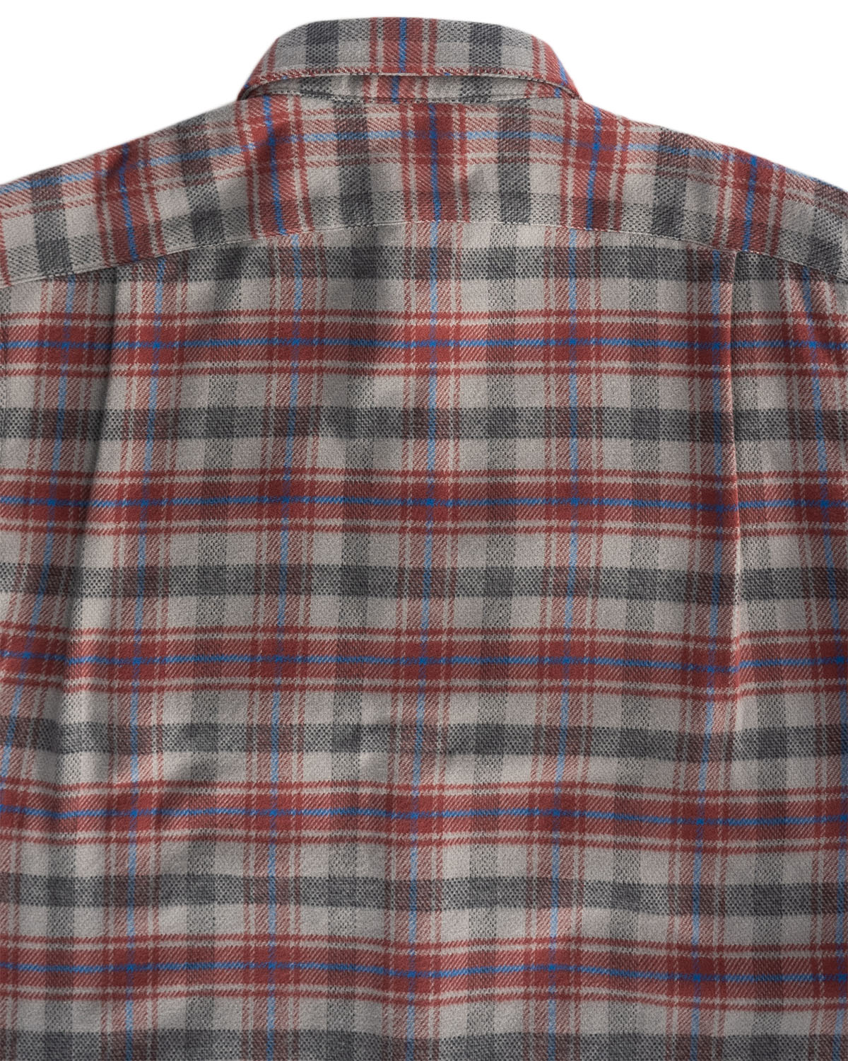 Relaxed Fitting Flannel Shirt for Men in Sedona Red Plaid