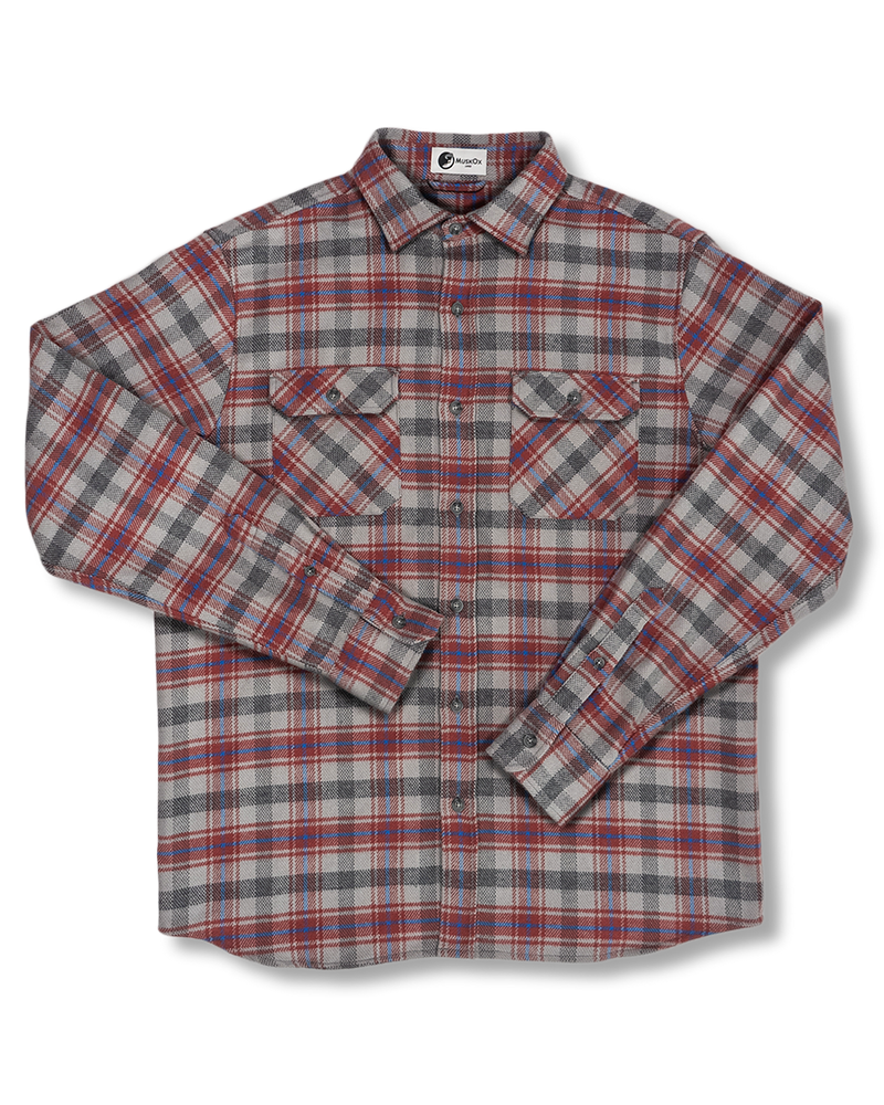 Field Grand Flannel Sedona Red