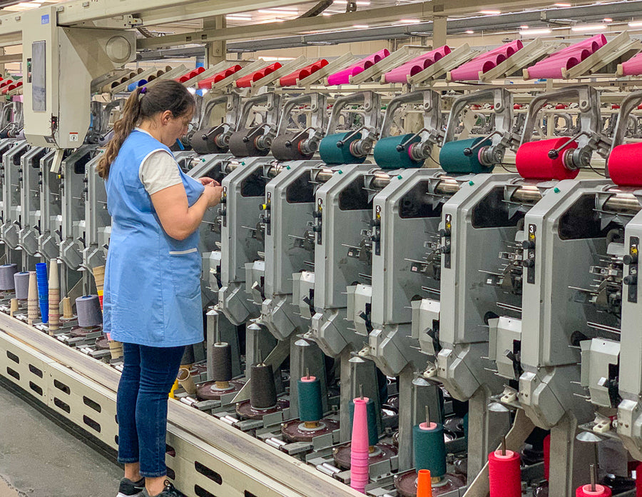 MuskOx Outdoor Apparel, Photo of Somelos in Portugal Making 100% Cotton Flannels