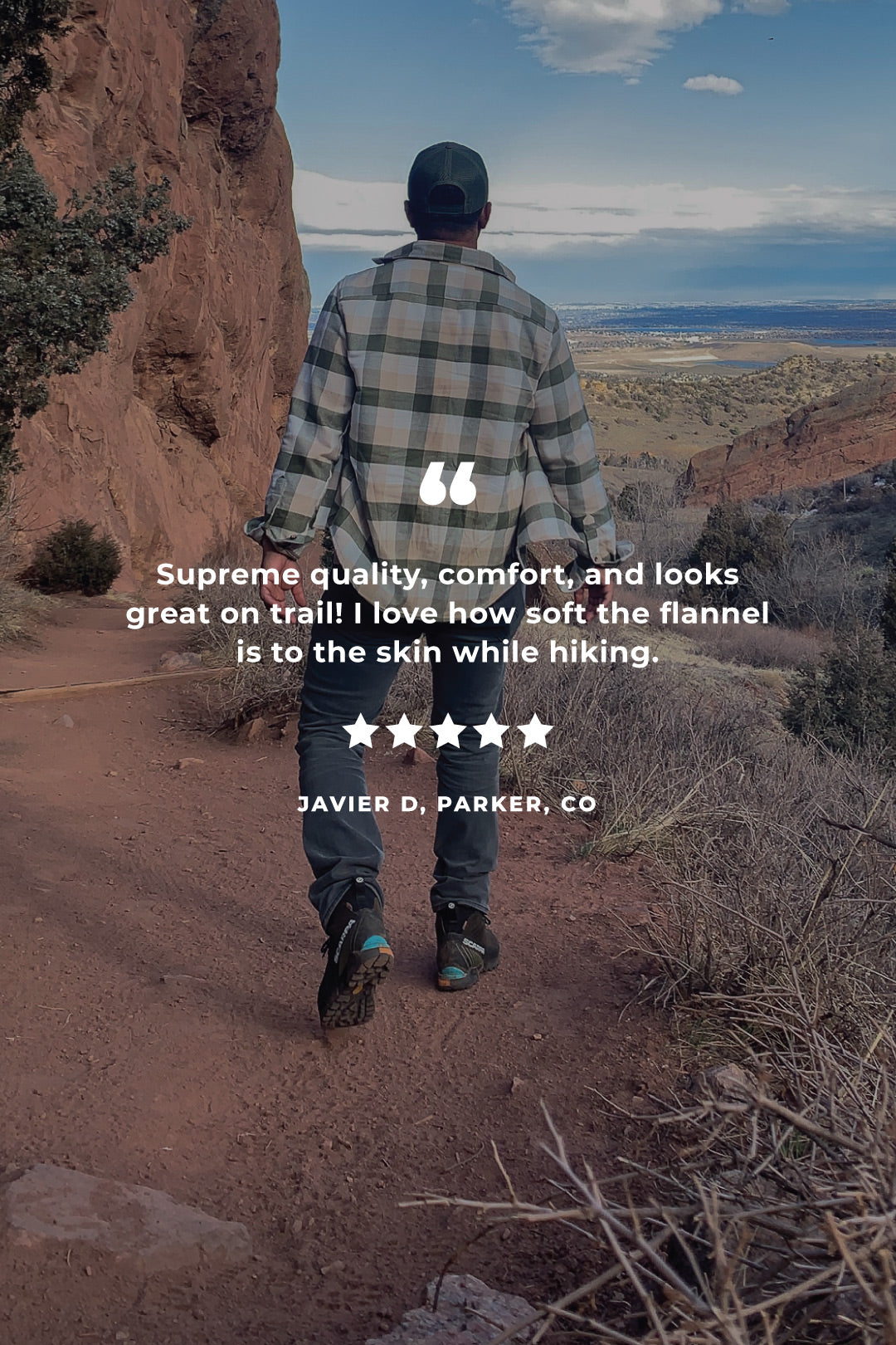 MuskOx Three Seasons Flannel in Pine, 100% cotton lightweight flannel shirt for men