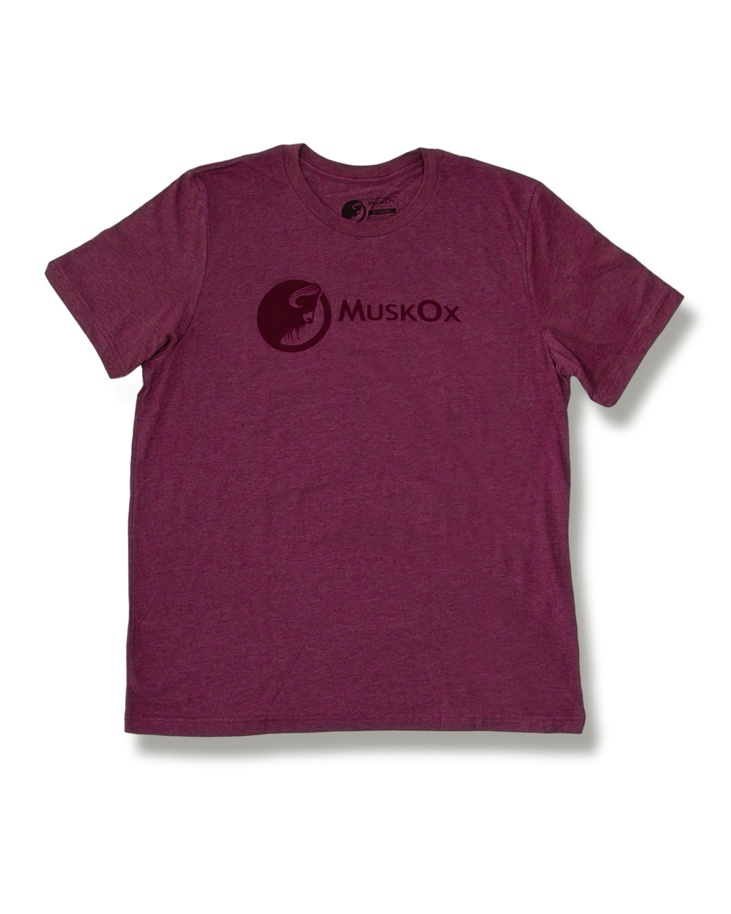 MuskOx Outdoor Apparel Maroon MuskOx Logo Tee